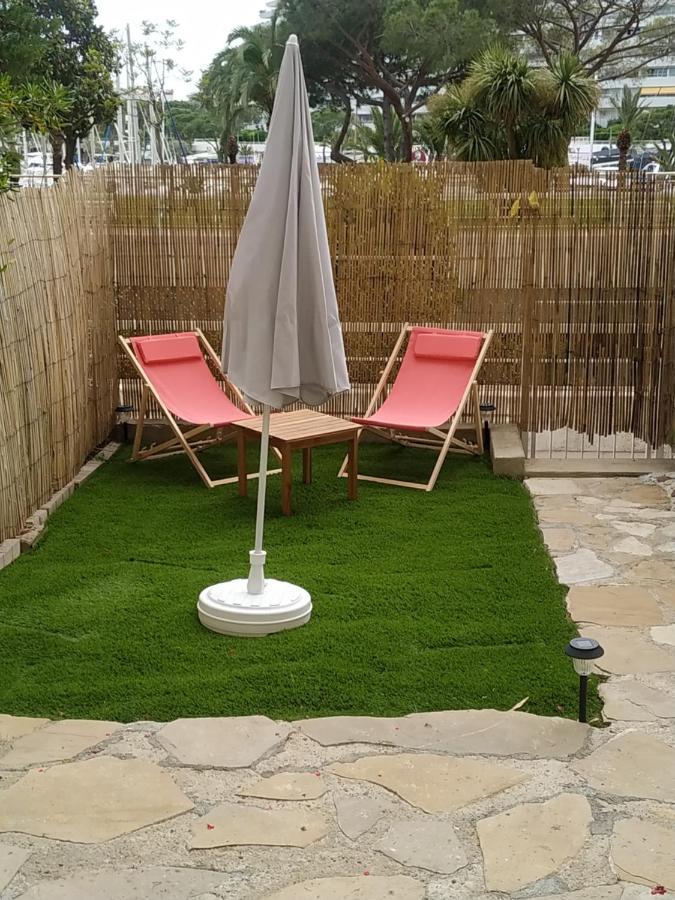 Studio Rez De Jardin Marina Baie Des Anges Villeneuve-Loubet Exteriör bild