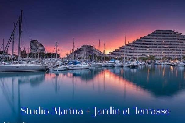 Studio Rez De Jardin Marina Baie Des Anges Villeneuve-Loubet Exteriör bild