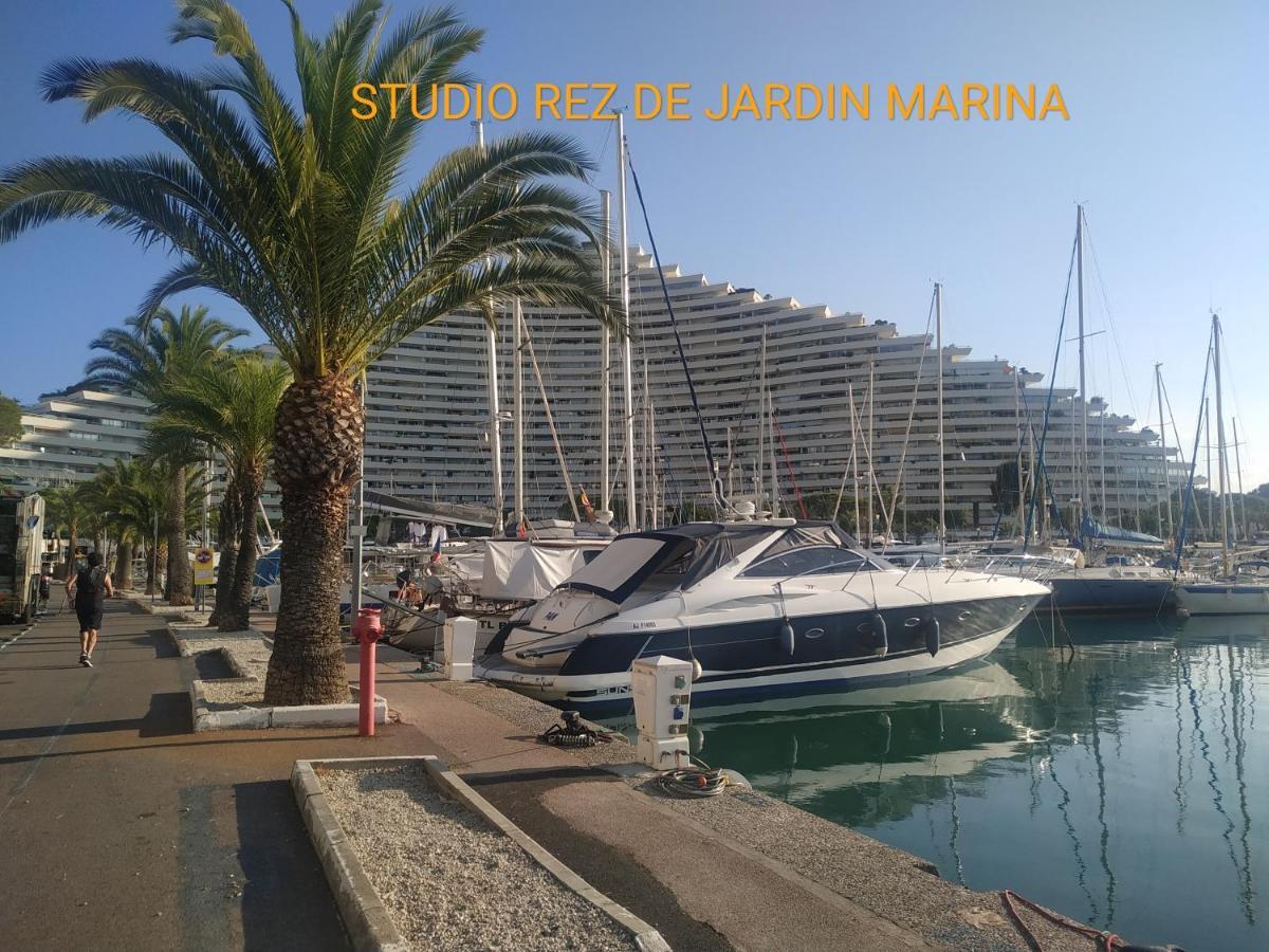 Studio Rez De Jardin Marina Baie Des Anges Villeneuve-Loubet Exteriör bild